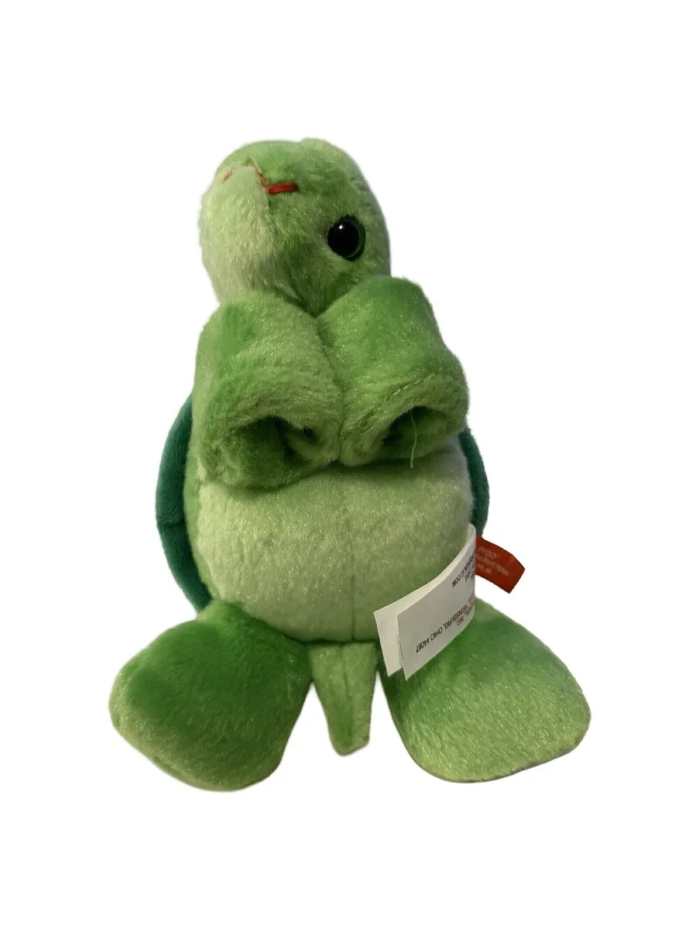 Wild Republic Huggers Sea Turtle Slap Wrist Bracelet Green Sea Turtle Plush B3
